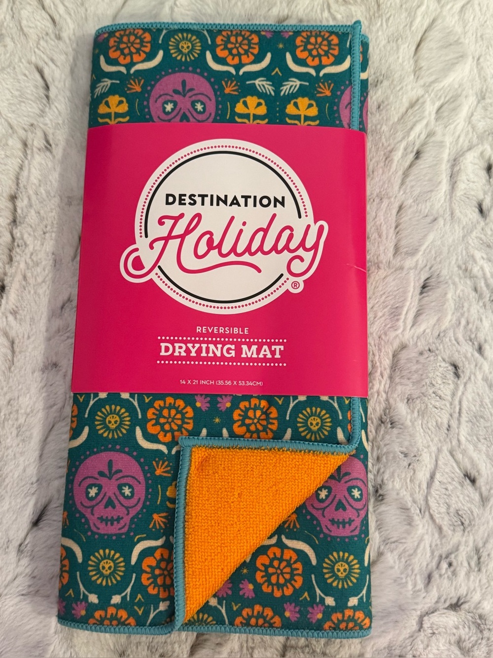 Destination Holiday Day of the Dead Scared Heart Towels, Mat, Shakers Set- 5 pcs - Picture 6 of 12